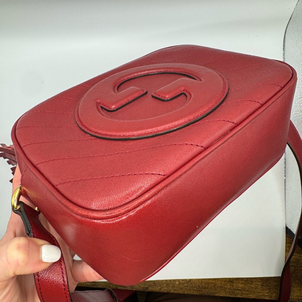 Gucci Blondie Burgundy Crossbody - Picture 6 of 13